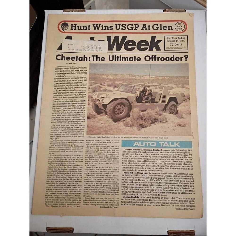 AutoWeek Magazine - October 14, 1977